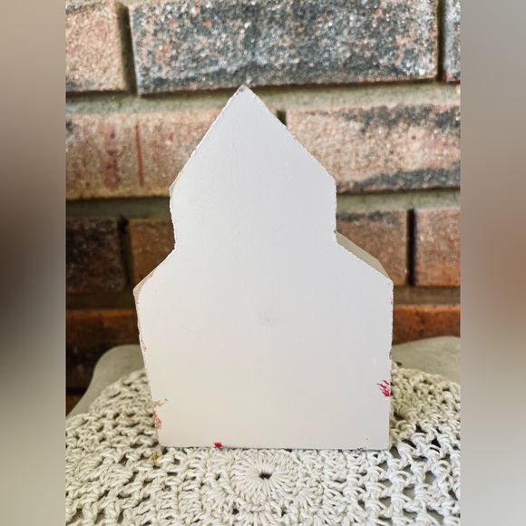 *Distressed Primitive Church Sitter - Picture 3 of 11